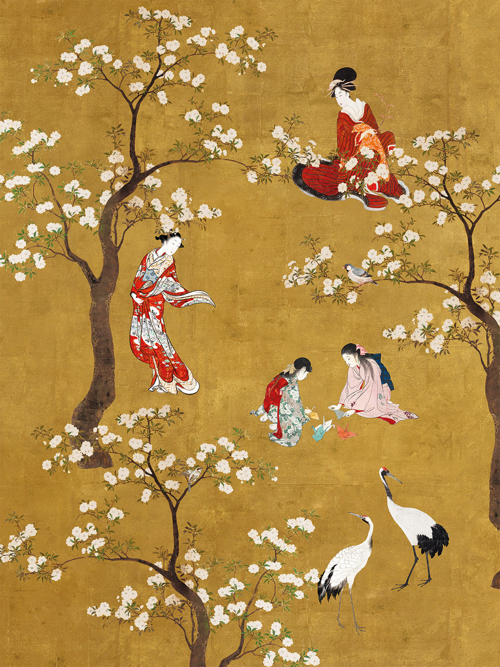 Kitchen Towels «Ukiyo», Premium Quality Linen 100% Made in Italy - The Napking