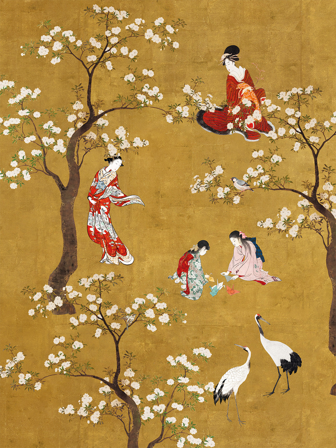 Kitchen Towels «Ukiyo», Premium Quality Linen 100% Made in Italy - The Napking