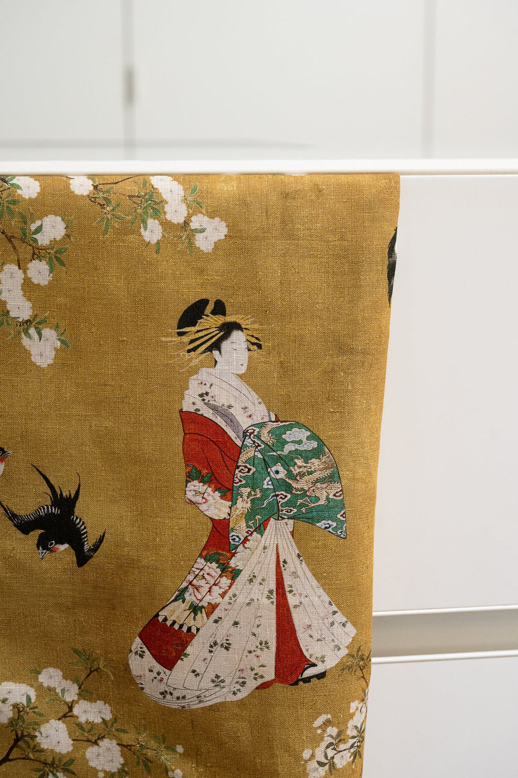 Kitchen Towels «Ukiyo», Premium Quality Linen 100% Made in Italy - The Napking