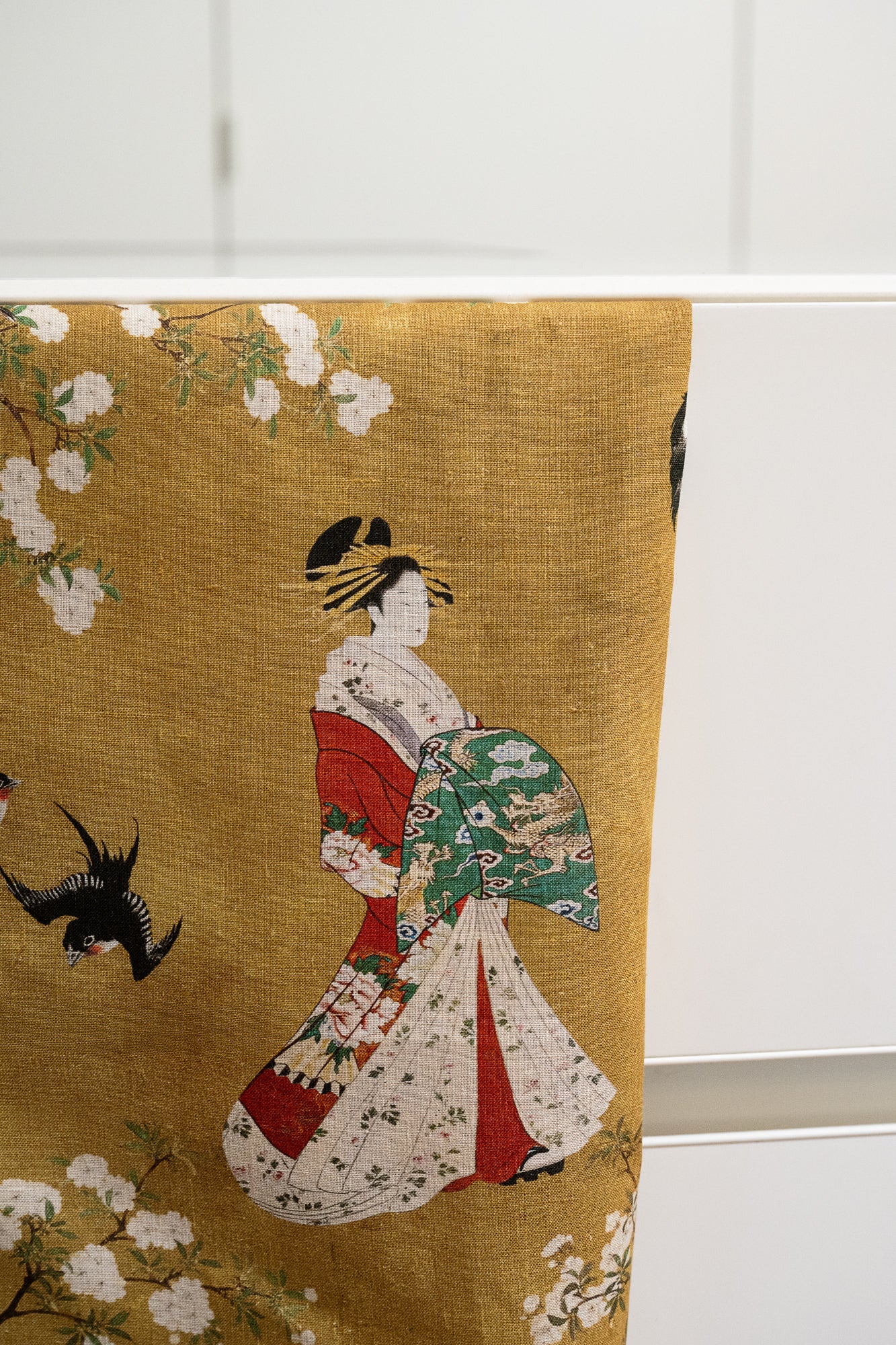 Kitchen Towels «Ukiyo», Premium Quality Linen 100% Made in Italy - The Napking