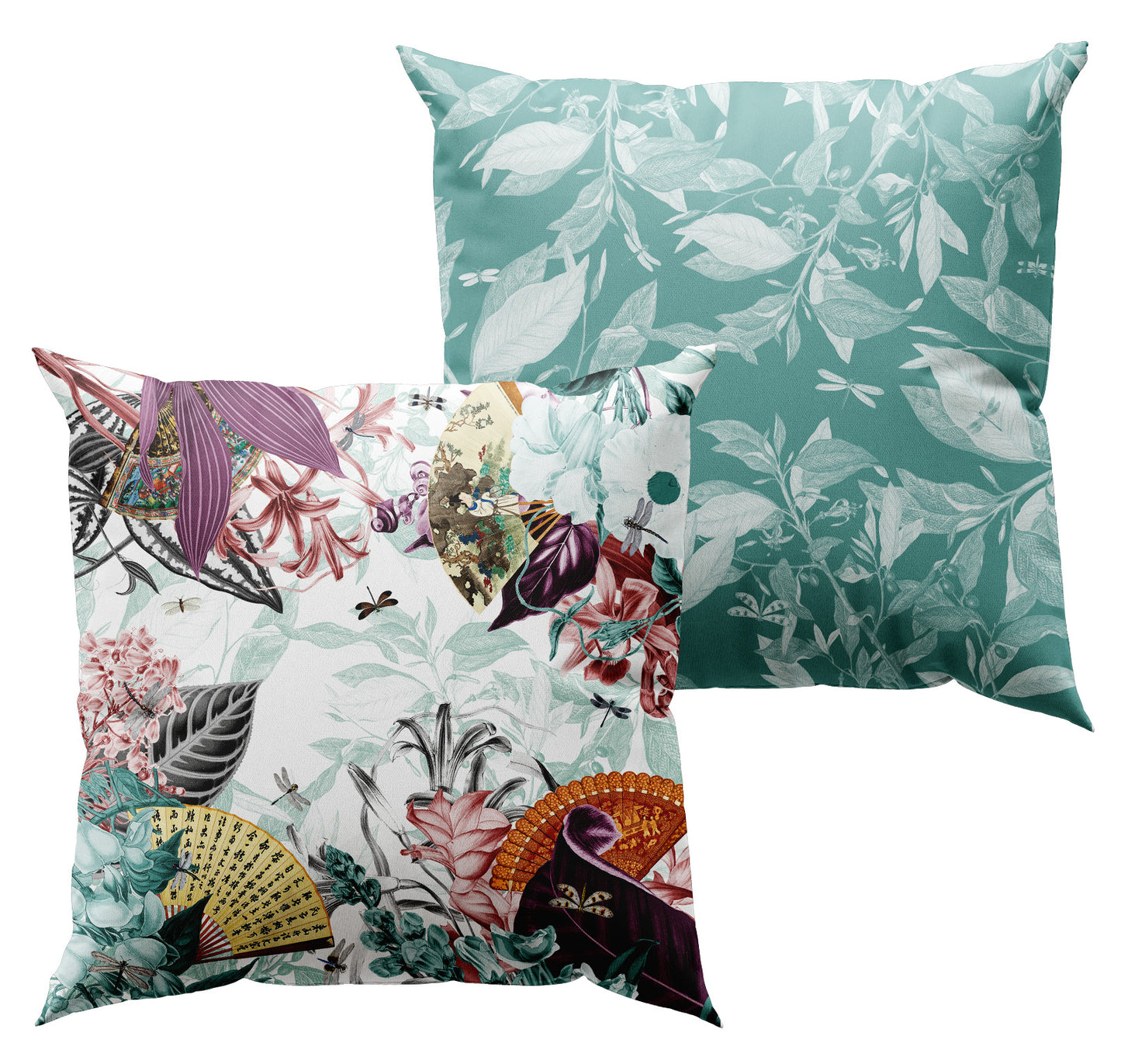 Cushion «Ventagli», 100% Made in Italy