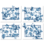 Set of 4 Placemats Victoria Premium quality Linen