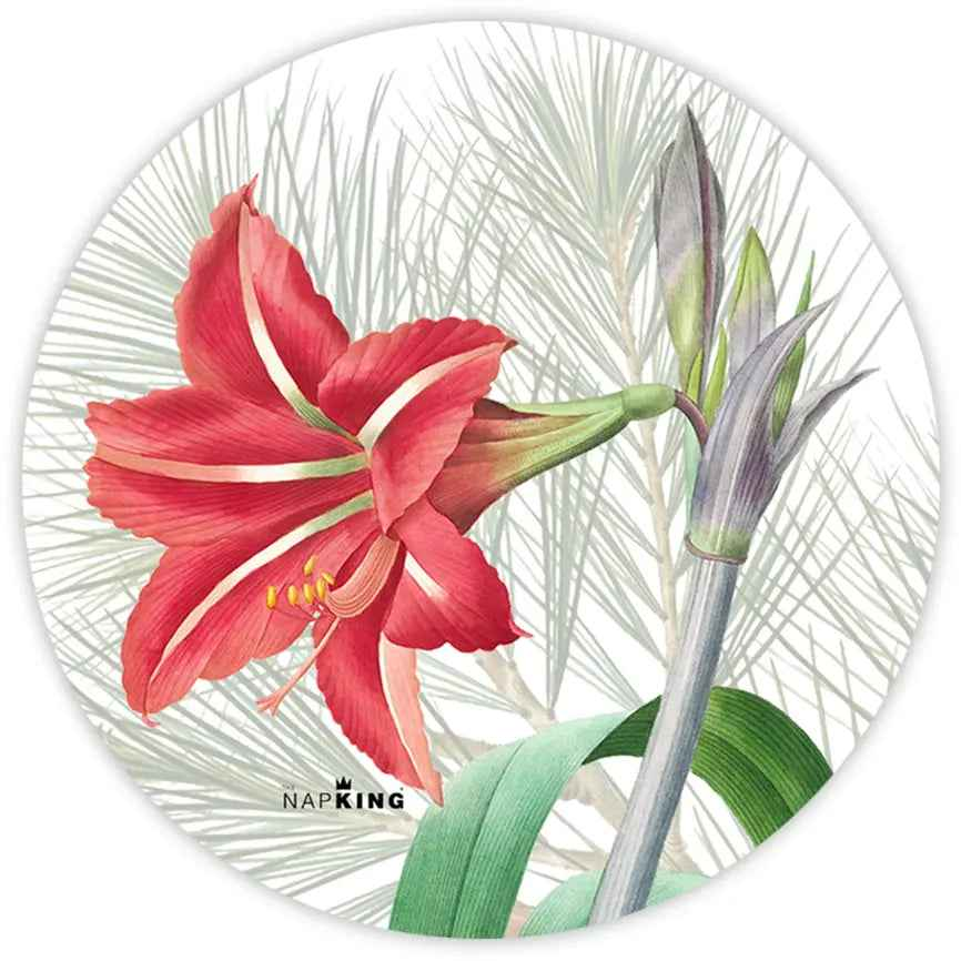 Set of 2 coasters  «Winter Garden» wood and cork - 100% Made in Italy