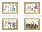 Set de 4 Manteles individuales Winter Party 100% Made in Italy The Napking