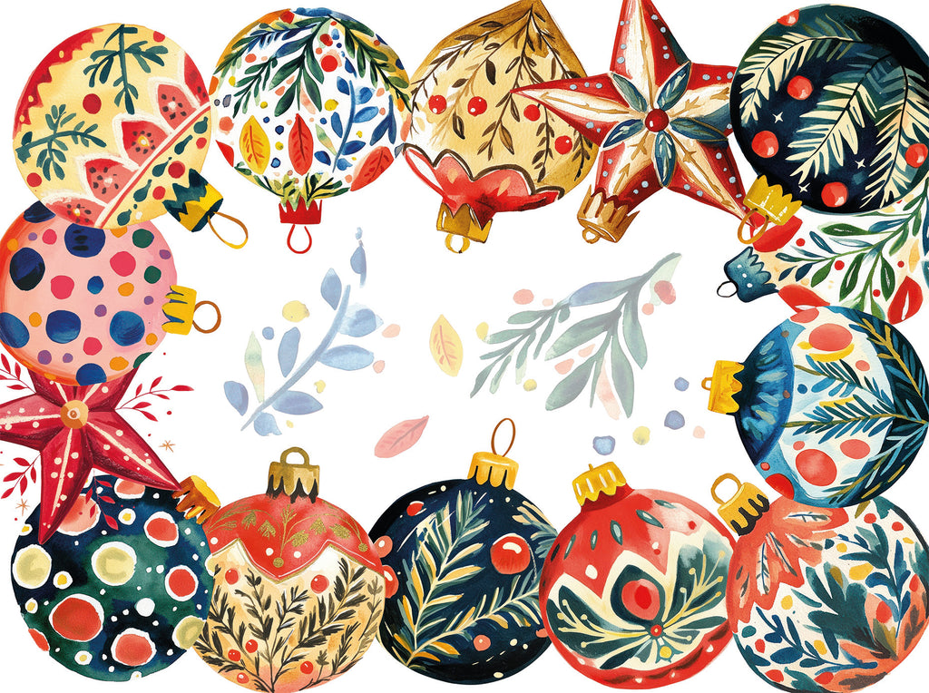 Linen Tablecloth «Magic Xmas», 100% Made in Italy - The Napking