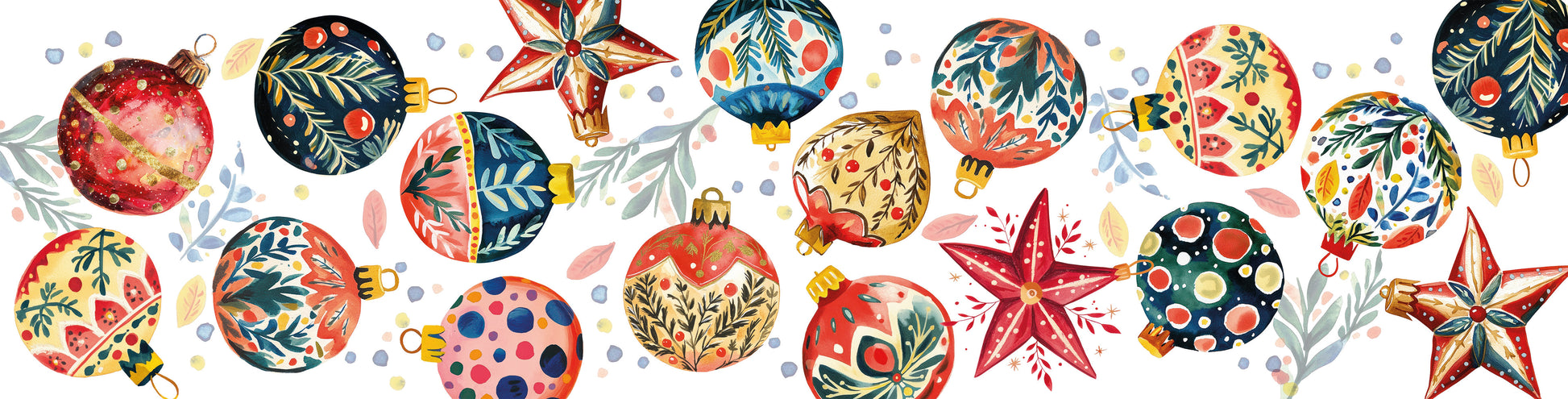 Pure Linen Runner «Magic Xmas» 100% Made in Italy - The Napking