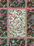 Xmas Charms Pure Linen Kitchen Towel