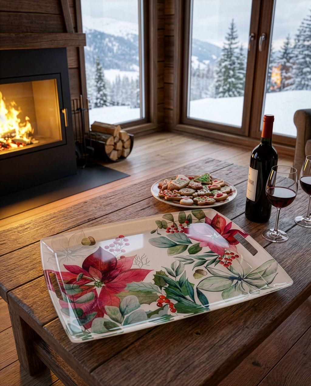 Tray «Yule», 100% Made in Italy