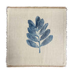 Coussin Zamia blu