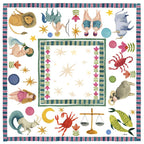 Satin-Tischdecken Zodiac aus Baumwollsatin 100% Made in Italy The Napking