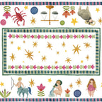 Satin Tablecloths Zodiac 100% Cotton Satin Made in Italy The Napking