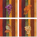 Set Of 4 Napkins «Bacco» 100% Made in Italy The Napking