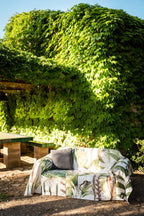 Mezzero Palmier Sofa Bed Cover, 100% made in Italy - The Napking