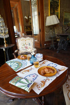 Set of 4 Placemats «Siciliam» Linen 100% Made in Italy - The Napking