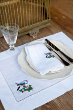 Placemats Set Uccelli 100% Made in Italy - The Napking