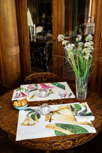 Set de 4 sets de table «Datura» lin 100% Made in Italy | The Napking