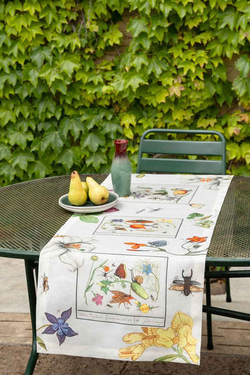 Chemin de table en lin «Anselmus» 100% Made in Italy | The Napking