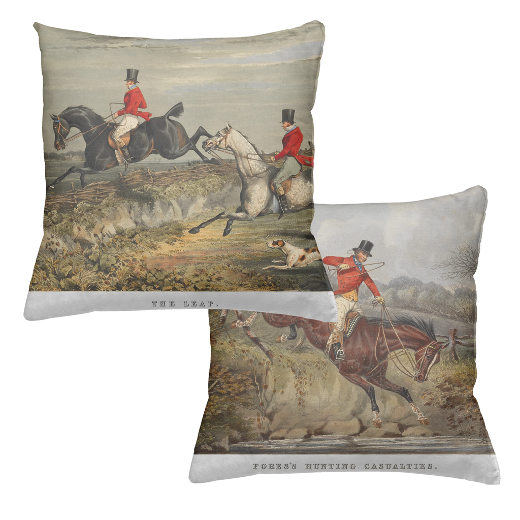 England decorative velvet cushion with heritage country-house print, view 2