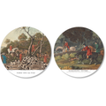 England round hardboard and cork manteles individuales con estampado clásico