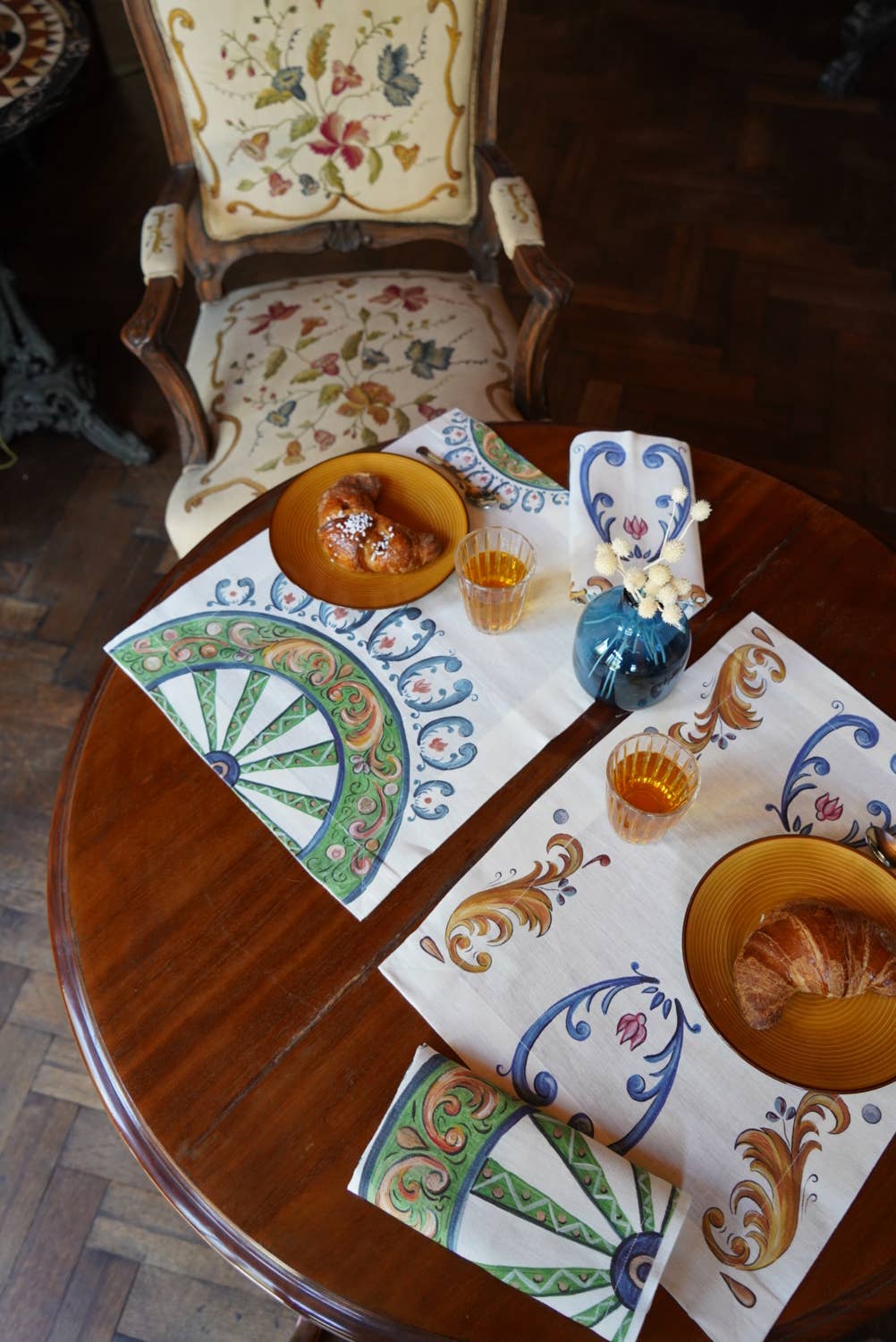 Set aus 4 Tischsets «Siciliam» Leinen 100% Made in Italy - The Napking
