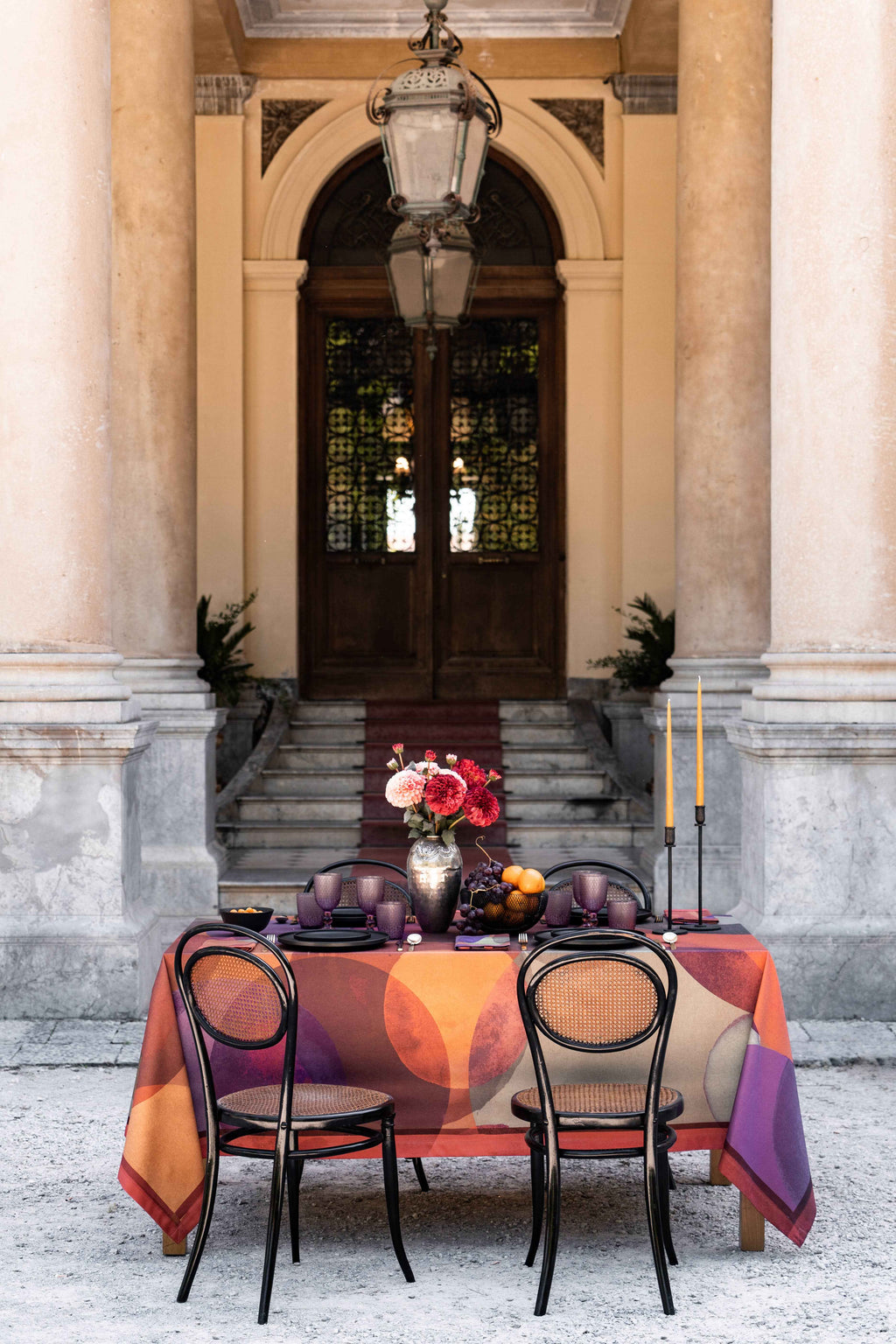 Satin Tablecloths «Bubbles» 100% Made in Italy