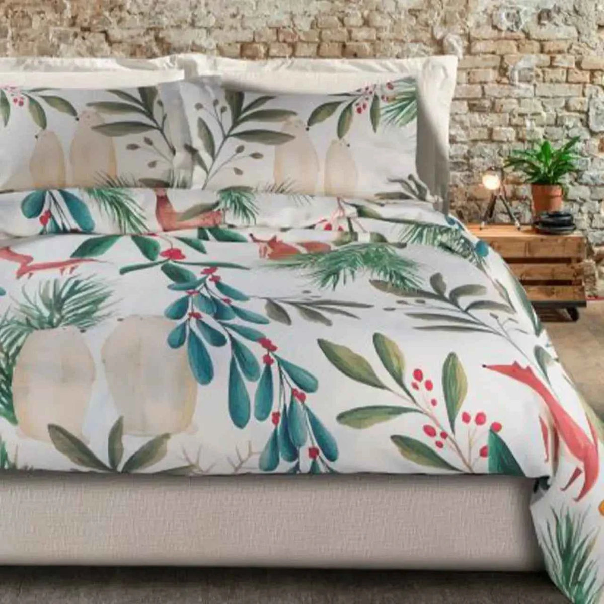Duvet Cover Set «Rudolph» 100% Made in Italy - The Napking