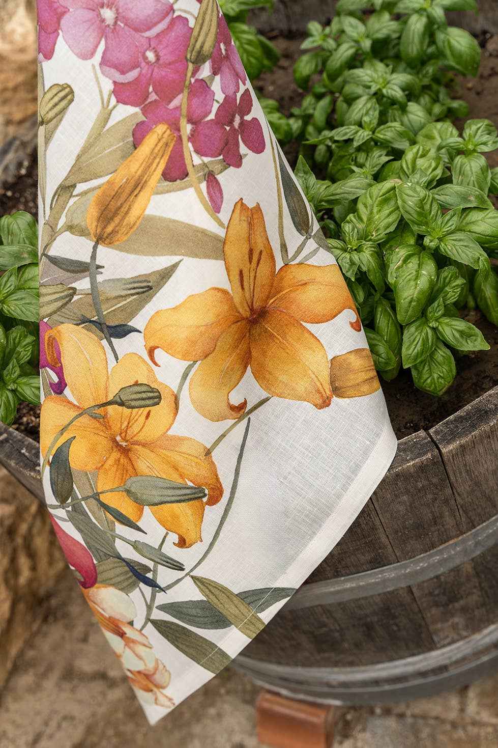 Küchentücher «Oleandro», Premium Quality Leinen 100% Made in Italy - The Napking