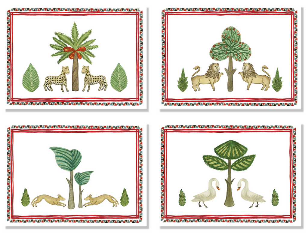 Set of 4 Placemats «I Normanni» Linen 100% Made in Italy The Napking