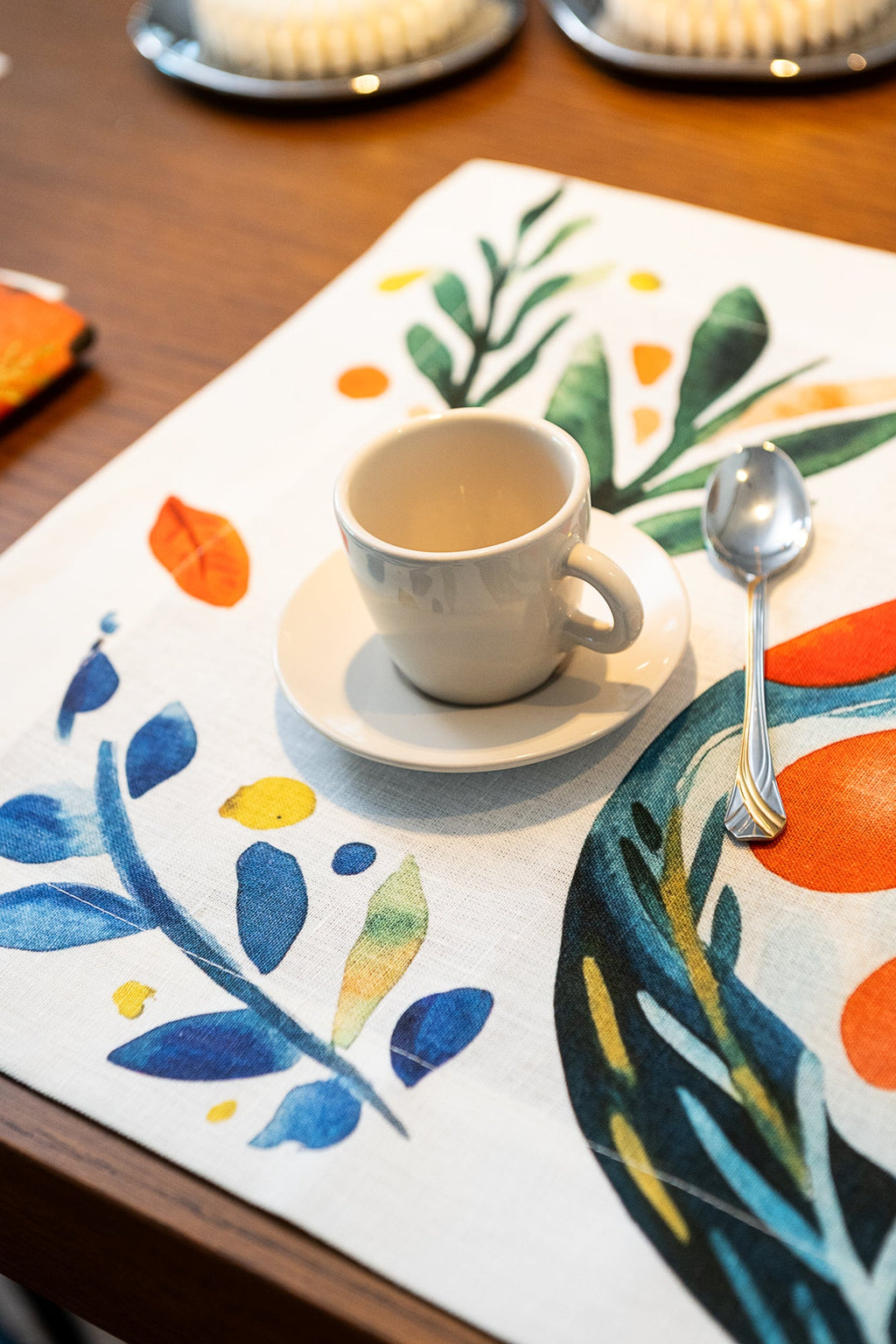 Set of 4 Placemats «Magic Xmas» Linen 100% Made in Italy - The Napking