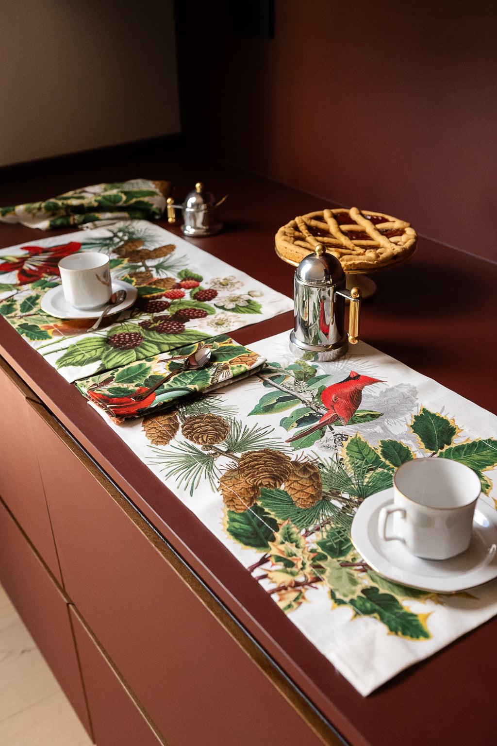 Set of 4 Placemats «Natalia» Linen 100% Made in Italy - The Napking