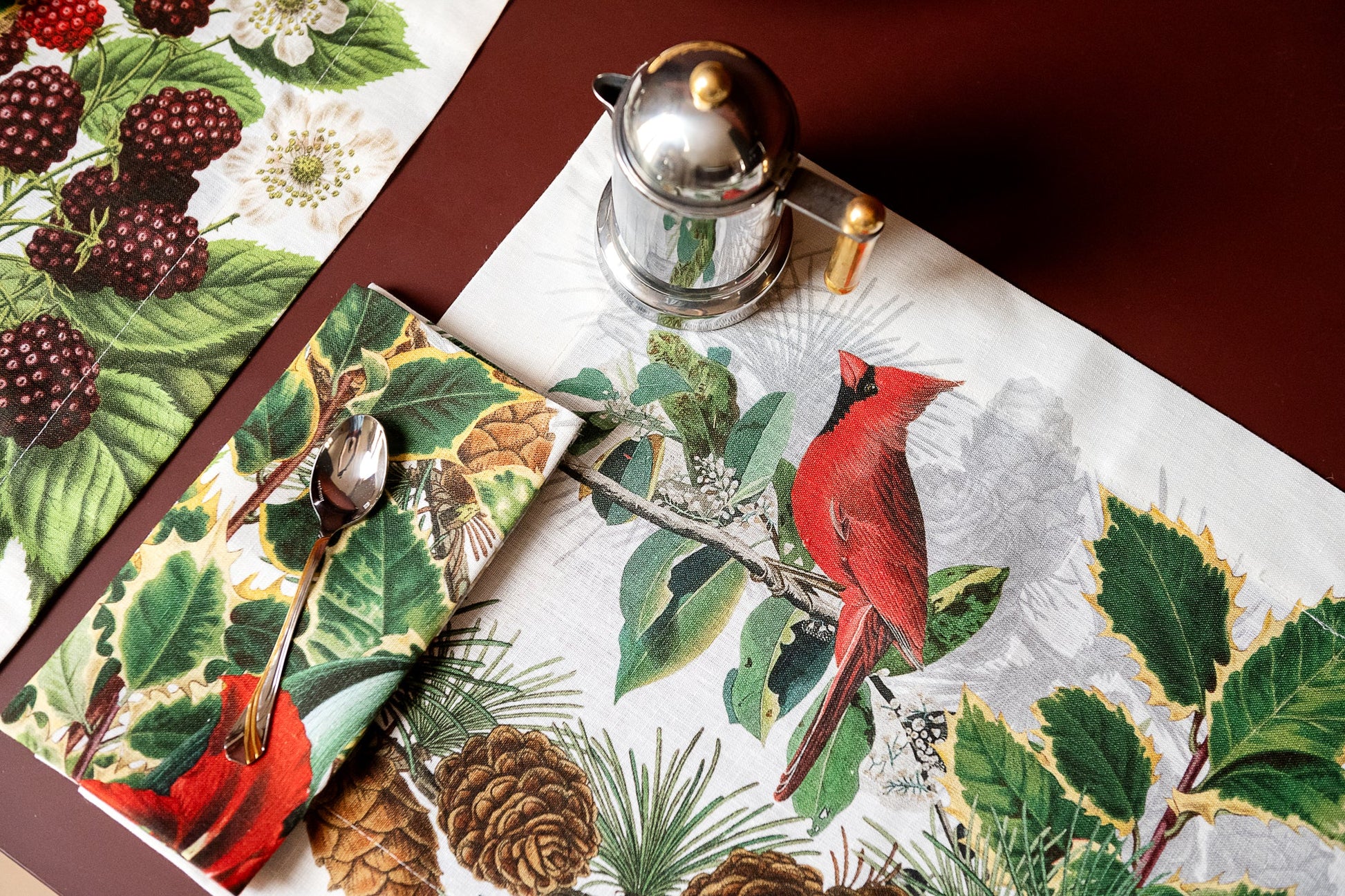 Set of 4 Placemats «Natalia» Linen 100% Made in Italy - The Napking