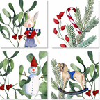 Set of 4 Napkins «Olof» 100% Made in Italy The Napking