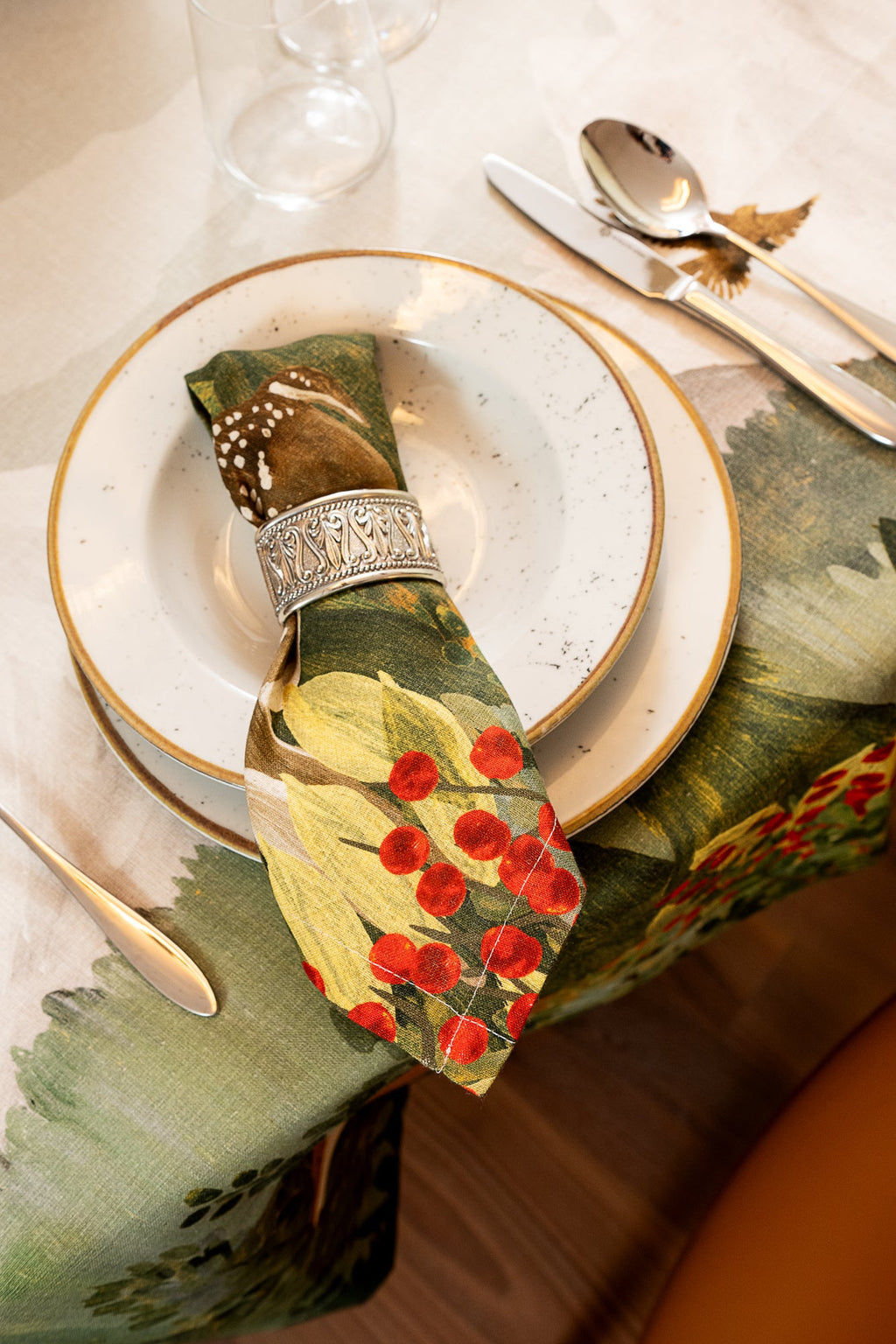 Set Of 4 Napkins «Reinard» 100% Made in Italy - The Napking