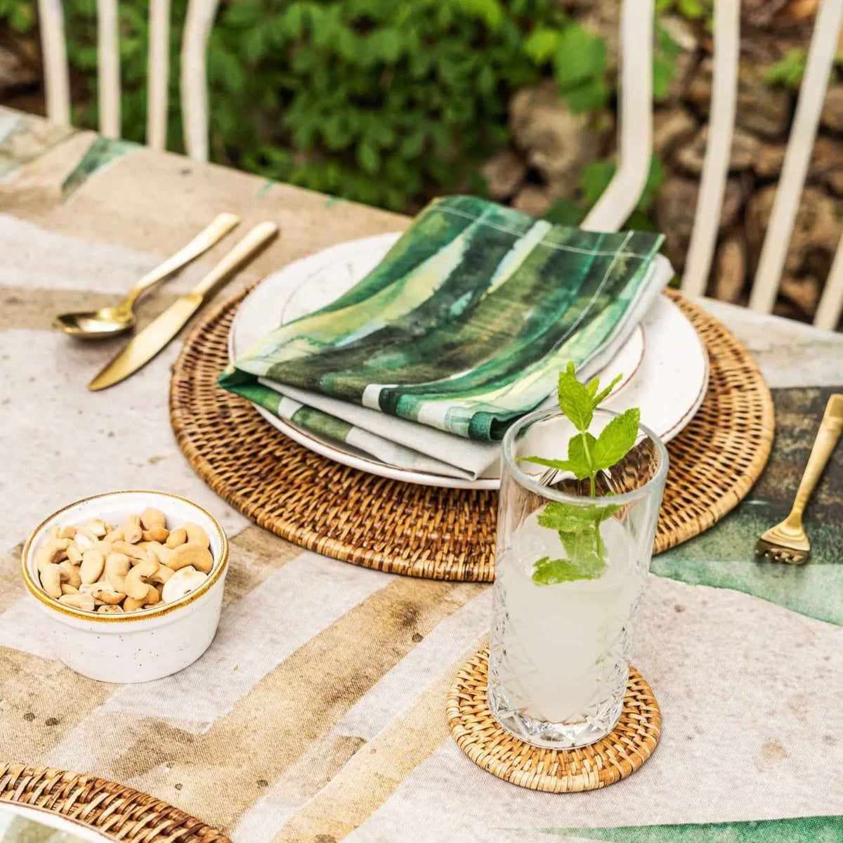 Set aus 4 Servietten «Bamboo» 100% Made in Italy - The Napking