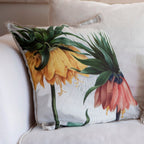 Cushion «Fritillaria», 100% Made in Italy The Napking