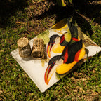 Tray «Toucans», 100% Made in Italy The Napking
