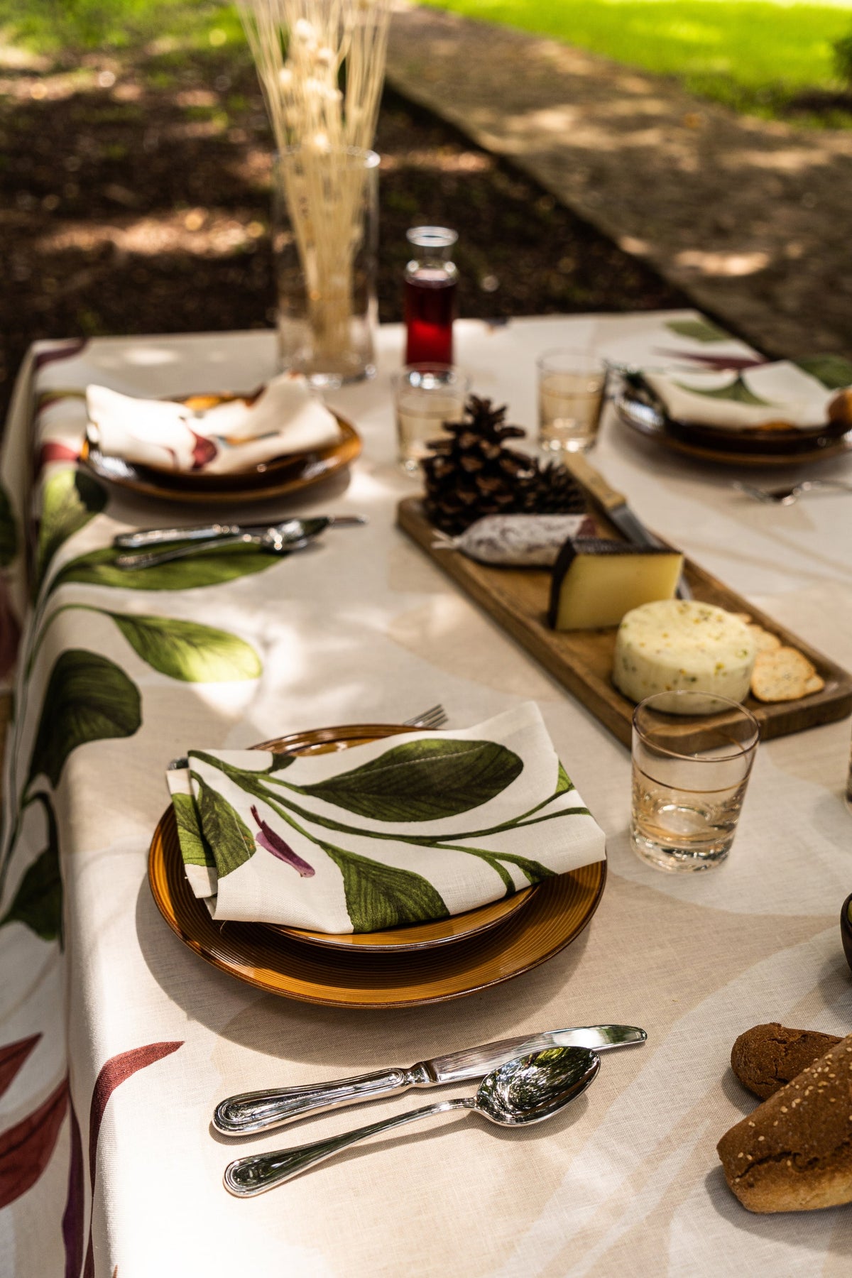 Linen Tablecloths Woody 100% Made in Italy The Napking