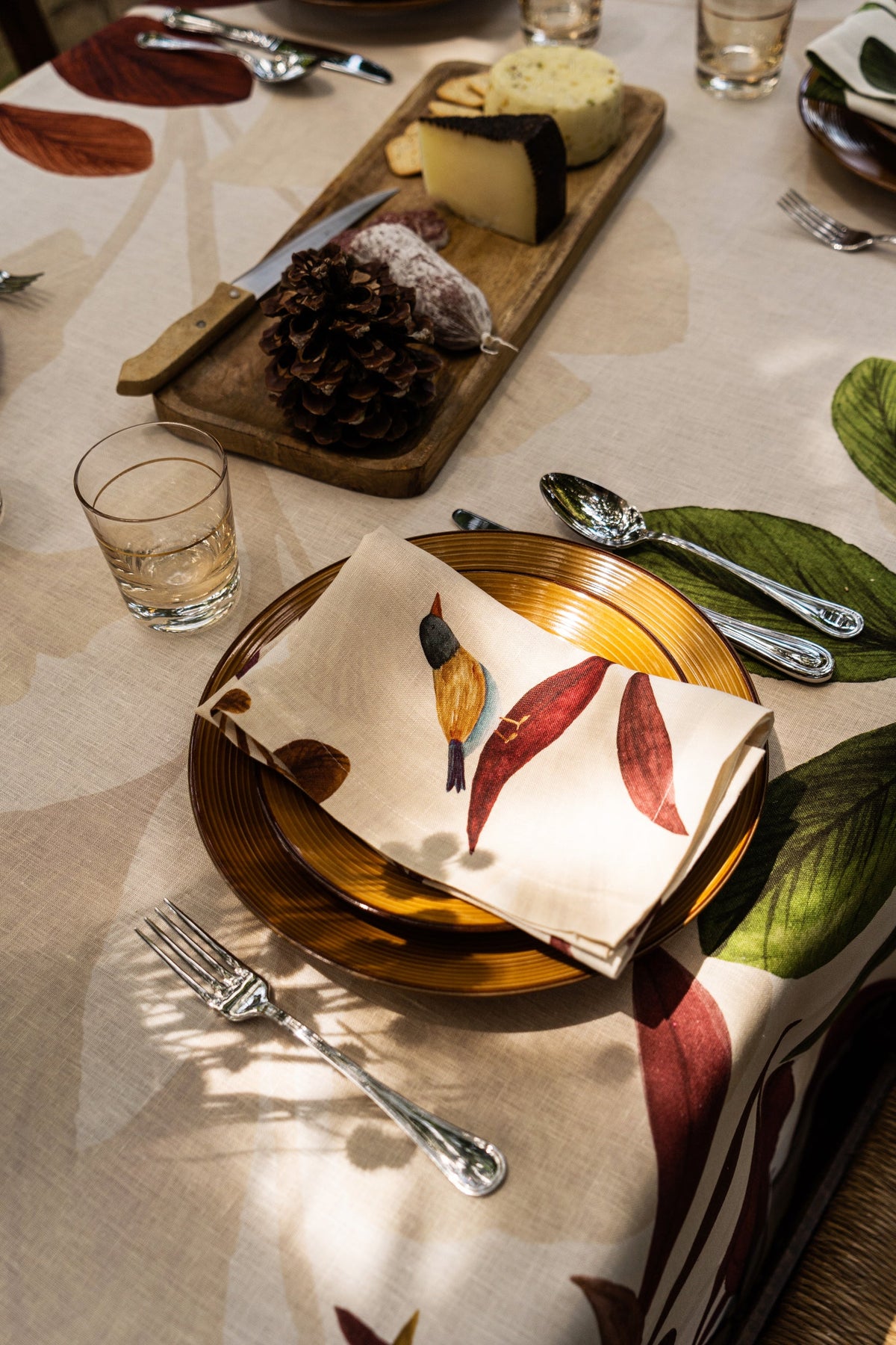 Linen Tablecloths Woody 100% Made in Italy The Napking
