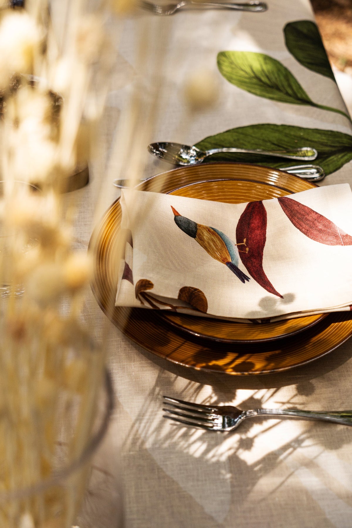 Linen Tablecloths Woody 100% Made in Italy The Napking
