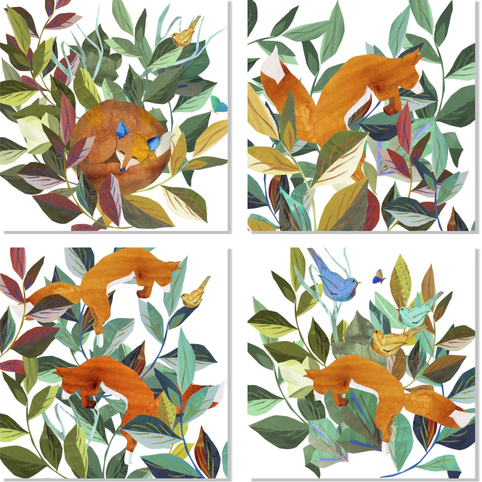 Set of 4 Napkins Satin «Titou» 100% Made in Italy - The Napking